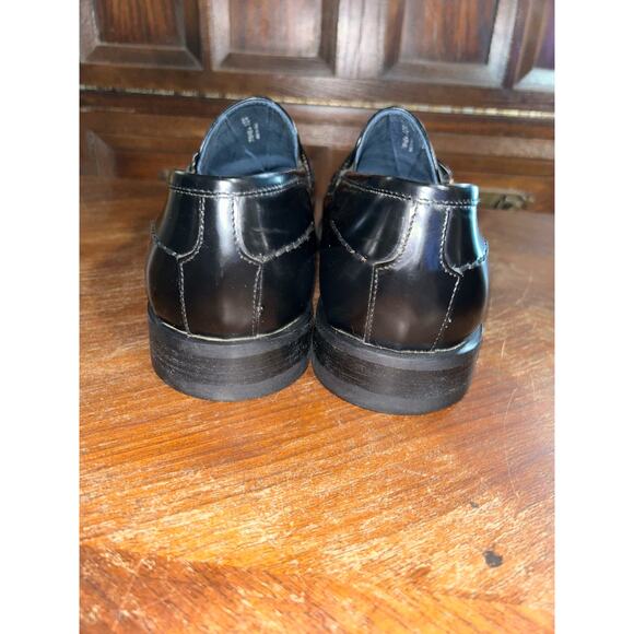 Bacco Bucci  Black Patent Leather  Top Strap Detail Made n Italy  Loafers  10.5W main image 9